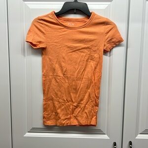 FLX - Active/Outdoor Orange Ribbed T-Shirt - XS